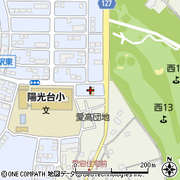 茨城県つくばみらい市陽光台2丁目37周辺の地図