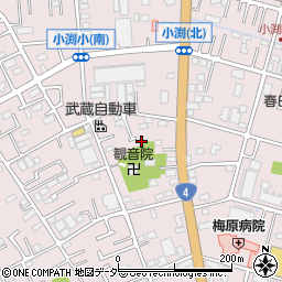 埼玉県春日部市小渕1152-5周辺の地図