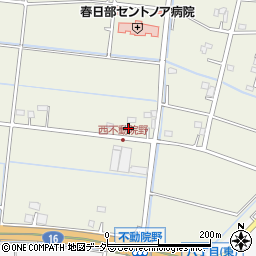 埼玉県春日部市不動院野1040周辺の地図