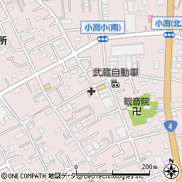 埼玉県春日部市小渕1186-3周辺の地図