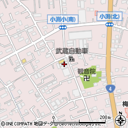 埼玉県春日部市小渕1180周辺の地図