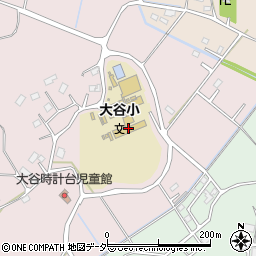 美浦村立大谷小学校周辺の地図
