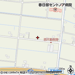 埼玉県春日部市不動院野1051周辺の地図