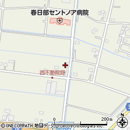 埼玉県春日部市不動院野1036周辺の地図