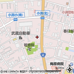 埼玉県春日部市小渕1621周辺の地図