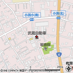 埼玉県春日部市小渕1156周辺の地図