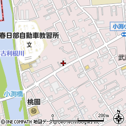 埼玉県春日部市小渕1121周辺の地図