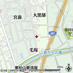 埼玉県東松山市大黒部79周辺の地図