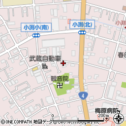 埼玉県春日部市小渕1148周辺の地図