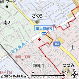 東京電化周辺の地図