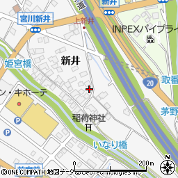 長野県茅野市宮川新井1741-1周辺の地図