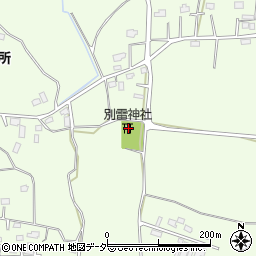 別雷神社周辺の地図