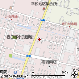 埼玉県春日部市小渕374-10周辺の地図