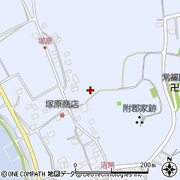 茨城県鹿嶋市沼尾周辺の地図