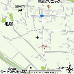 埼玉県東松山市毛塚865-5周辺の地図