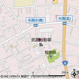 埼玉県春日部市小渕1658周辺の地図