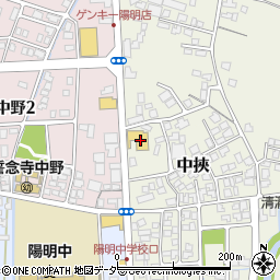 ネッツトヨタ福井大野店周辺の地図