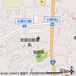 埼玉県春日部市小渕1142-1周辺の地図