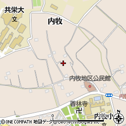 埼玉県春日部市内牧4387周辺の地図
