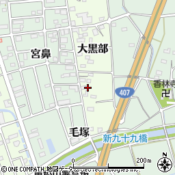 埼玉県東松山市大黒部78周辺の地図