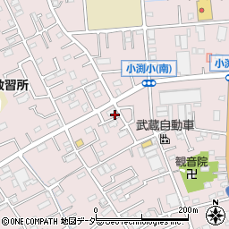 埼玉県春日部市小渕1132-6周辺の地図
