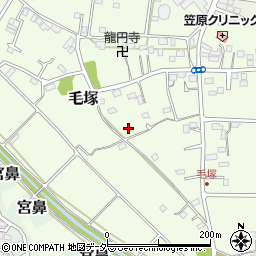 埼玉県東松山市毛塚888周辺の地図