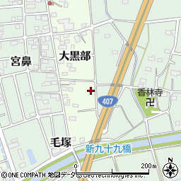 埼玉県東松山市大黒部67周辺の地図