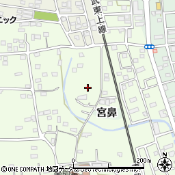 埼玉県東松山市毛塚993-1周辺の地図