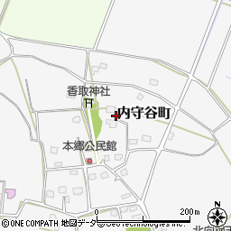 茨城県常総市内守谷町3441周辺の地図