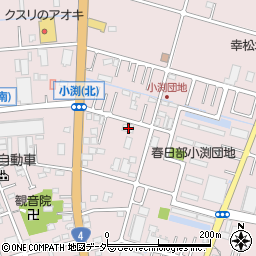 埼玉県春日部市小渕538周辺の地図