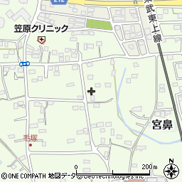 埼玉県東松山市毛塚1005周辺の地図