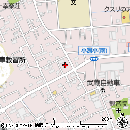 埼玉県春日部市小渕1909周辺の地図