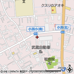 埼玉県春日部市小渕1099-10周辺の地図