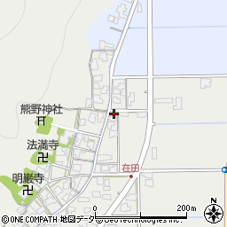 福井県福井市在田町4周辺の地図