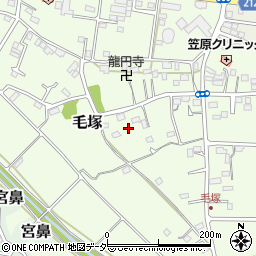 埼玉県東松山市毛塚893-2周辺の地図