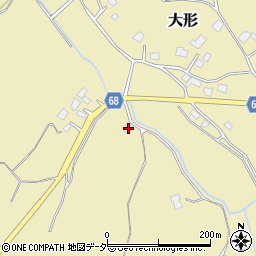 茨城県稲敷郡阿見町大形587周辺の地図