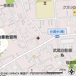埼玉県春日部市小渕1107周辺の地図