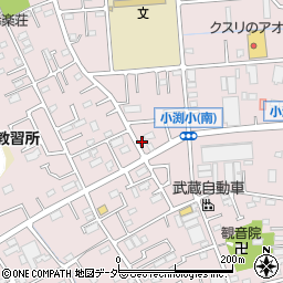 埼玉県春日部市小渕1105周辺の地図