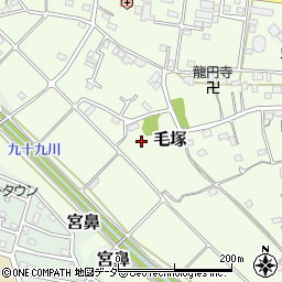埼玉県東松山市毛塚98周辺の地図