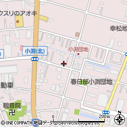 埼玉県春日部市小渕551周辺の地図