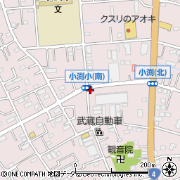 埼玉県春日部市小渕1099-8周辺の地図