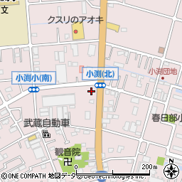 埼玉県春日部市小渕1091周辺の地図