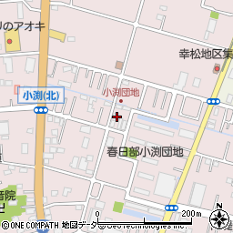 埼玉県春日部市小渕555周辺の地図