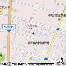 埼玉県春日部市小渕556周辺の地図