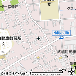 埼玉県春日部市小渕1111周辺の地図