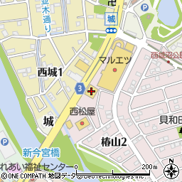 セカンドストリート蓮田椿山店周辺の地図