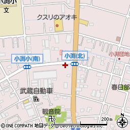 埼玉県春日部市小渕1604周辺の地図