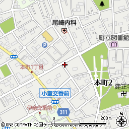 株式会社早田工務店　伊奈支店周辺の地図