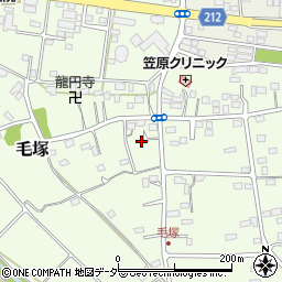 埼玉県東松山市毛塚877-1周辺の地図