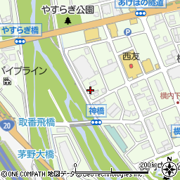 長野県茅野市ちの横内2629-1周辺の地図